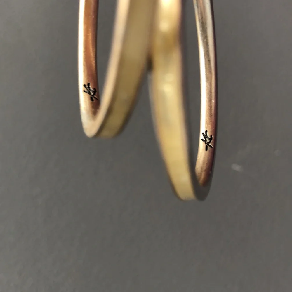 Kenneth Cole Hoop Earrings - Picture 3 of 3